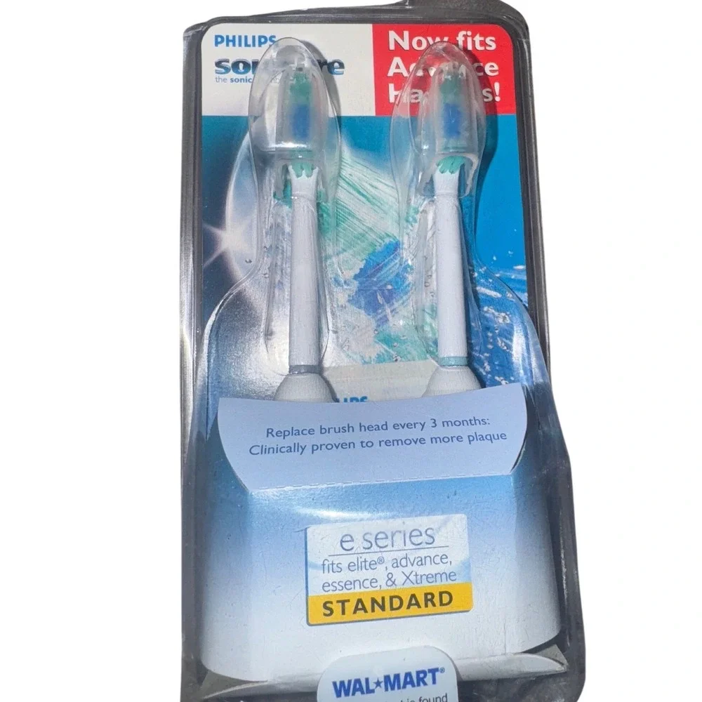 Philips Sonicare e-Series Toothbrush Heads 2pk Fits Essence Elite Xtreme New